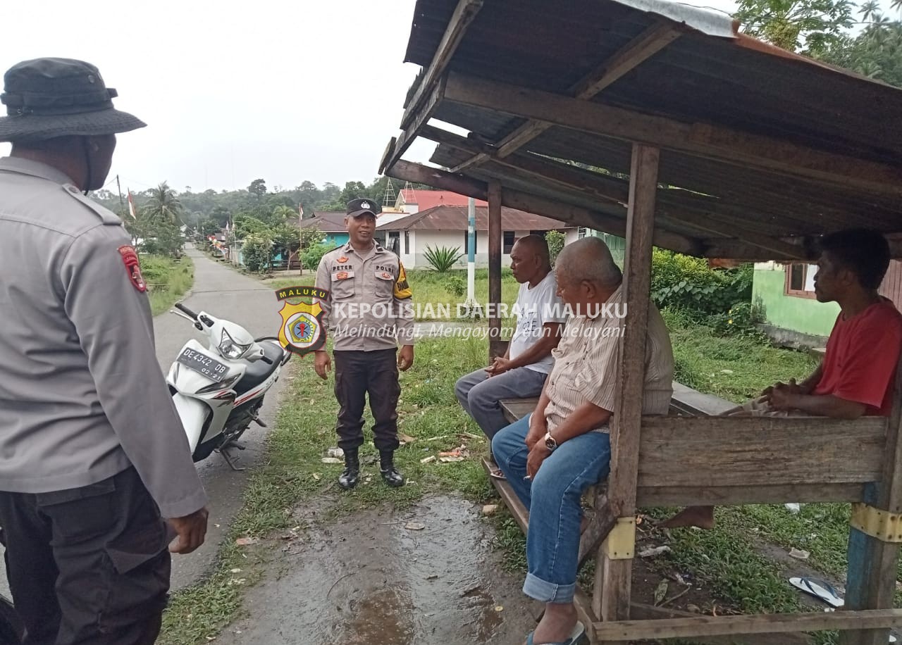 Ciptakan Situasi Yang Aman, Nyaman, Dan Kondusif Polsek Leksula Melaksanakan Patroli