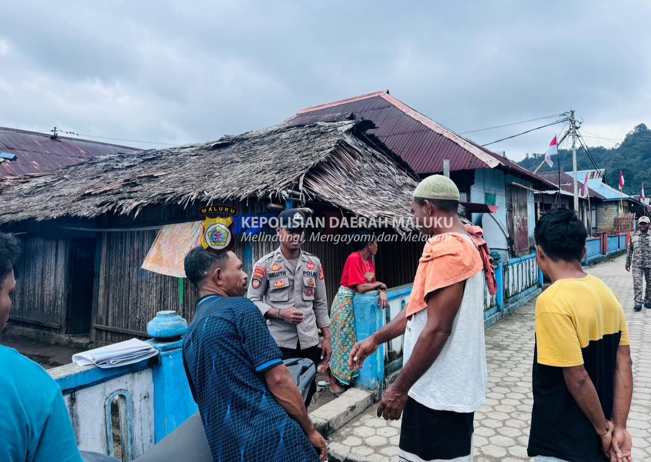 Polsek Ambalau Laksanakan Patroli Siang, Antisipasi Gangguan Kamtibmas