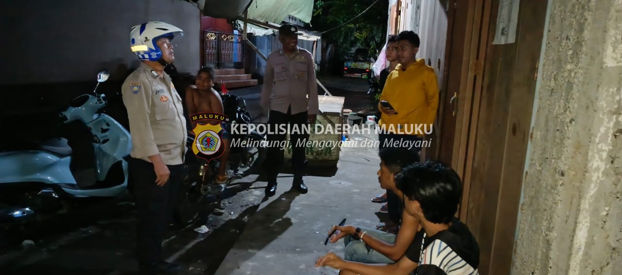 Polsek Waisarisa Laksanakan Giat KRYD Di Wilayah Hukumnya