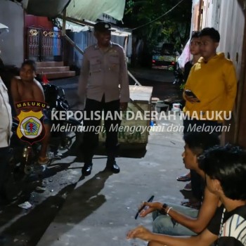 Polsek Waisarisa Laksanakan Giat KRYD Di Wilayah Hukumnya