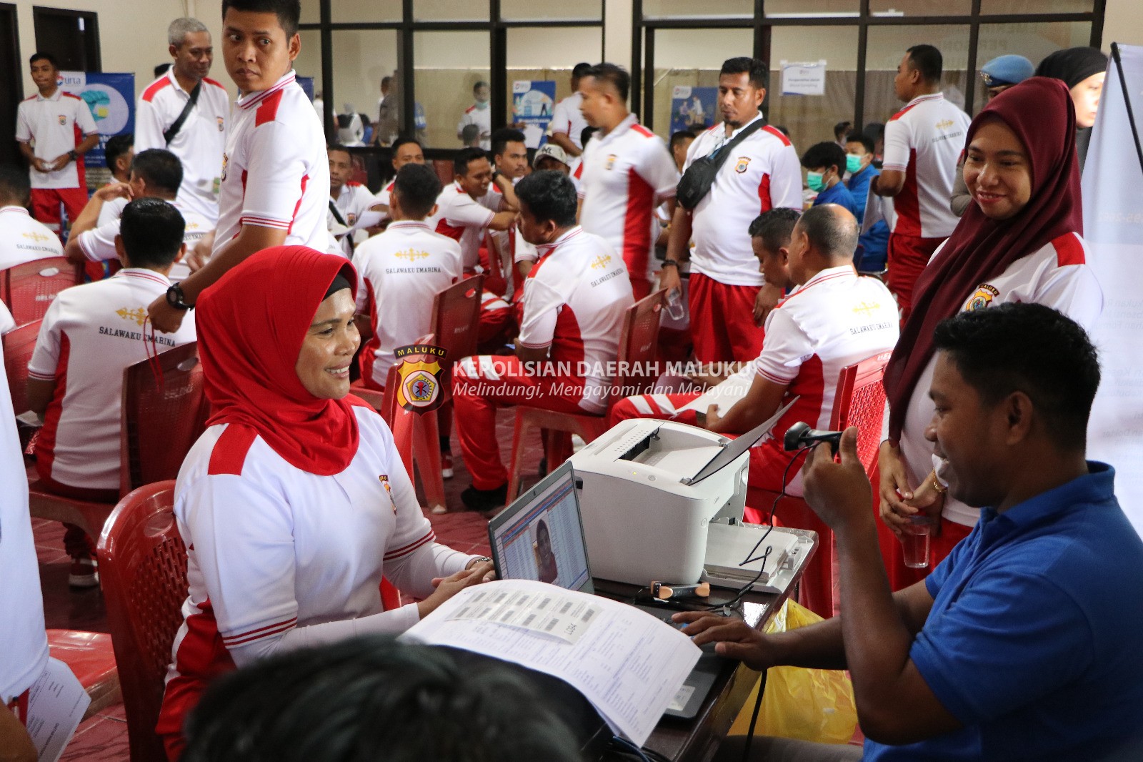 Pemeriksaan Kesehatan Berkala di Polres Buru