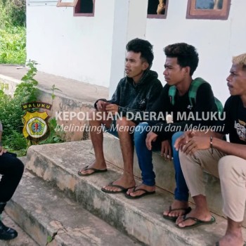 Bhabinkamtibmas Desa Lelang Himbau Warga Utamakan Kondusifitas Kamtibmas di Desa