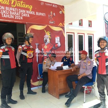 Satuan Samapta Polres MBD Berpatroli, Tingkatkan Kesadaran Warga Merawat Kamtibmas