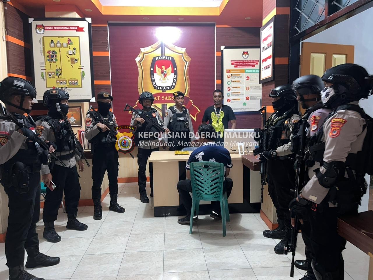 Giat Patroli Malam Perintis Presisi Satsamapta Polres Maluku Tenggara