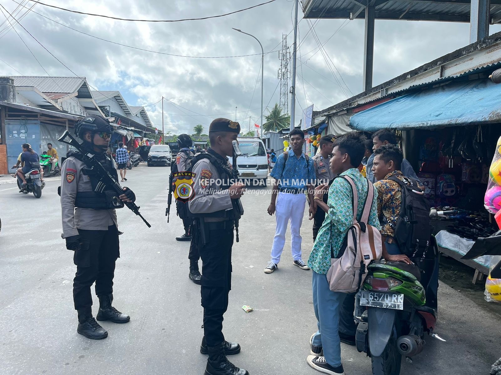 Giat Patroli Siang Perintis Presisi Satsamapta Polres Maluku Tenggara