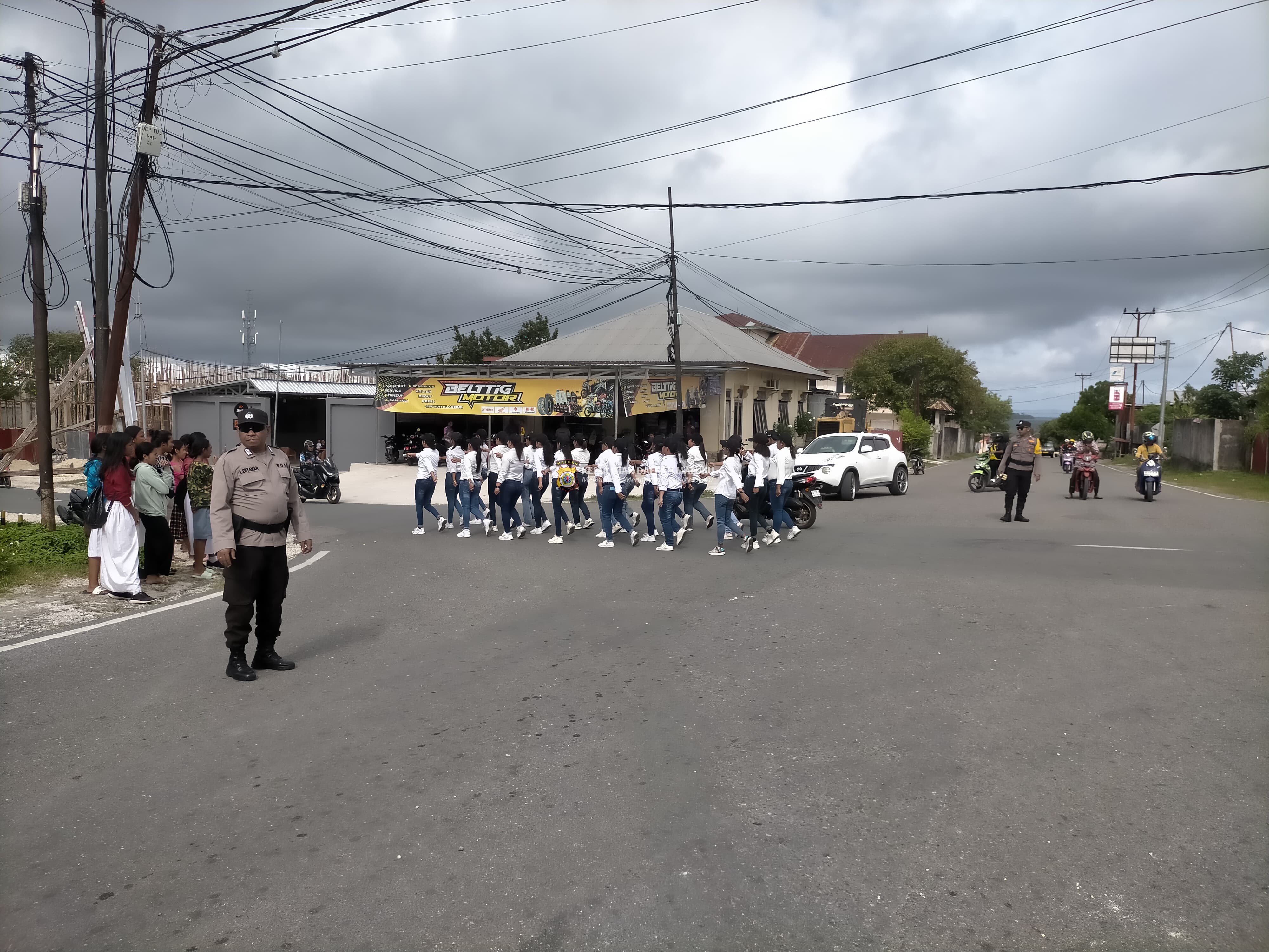 Kegiatan Pengamanan Kegiatan Gerak Jalan Indah