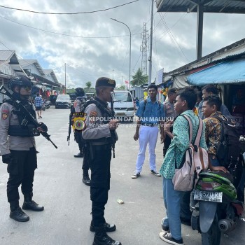 Giat Patroli Siang Perintis Presisi Satsamapta Polres Maluku Tenggara