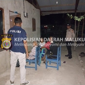 Cegah gangguan Kamtibmas, Polsek Fordata tingkatkan Patroli Dialogis di malam hari