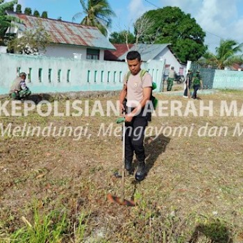 Hadir ikuti Karya Bakti, Polsek Selaru bersinergi dengan Koramil dan Instansi terkait