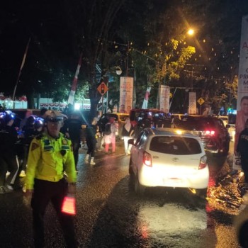 Polresta AMbon Lakukan pengamanan kegiatan Night Fun Run