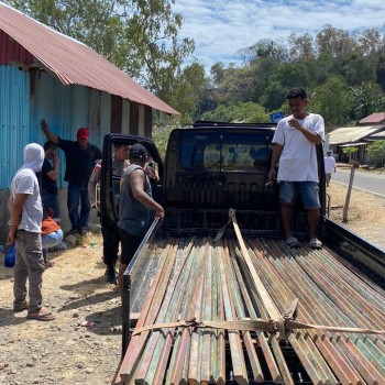 Polisi Ungkap Kasus Pencurian Tembaga, Para Pelaku Digelandang Ke Polsek Wetar Jalani Proses Hukum