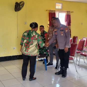 Polsek Wetar Amankan Rapat Pleno PPS Desa Ilwaki Kecamatan Wetar Selatan