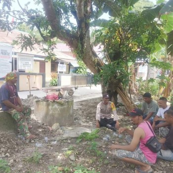 Bhabinkamtibmas Kelurahan Tihu Sampaikan Himbauan Kamtibmas Menjelang Pilkada