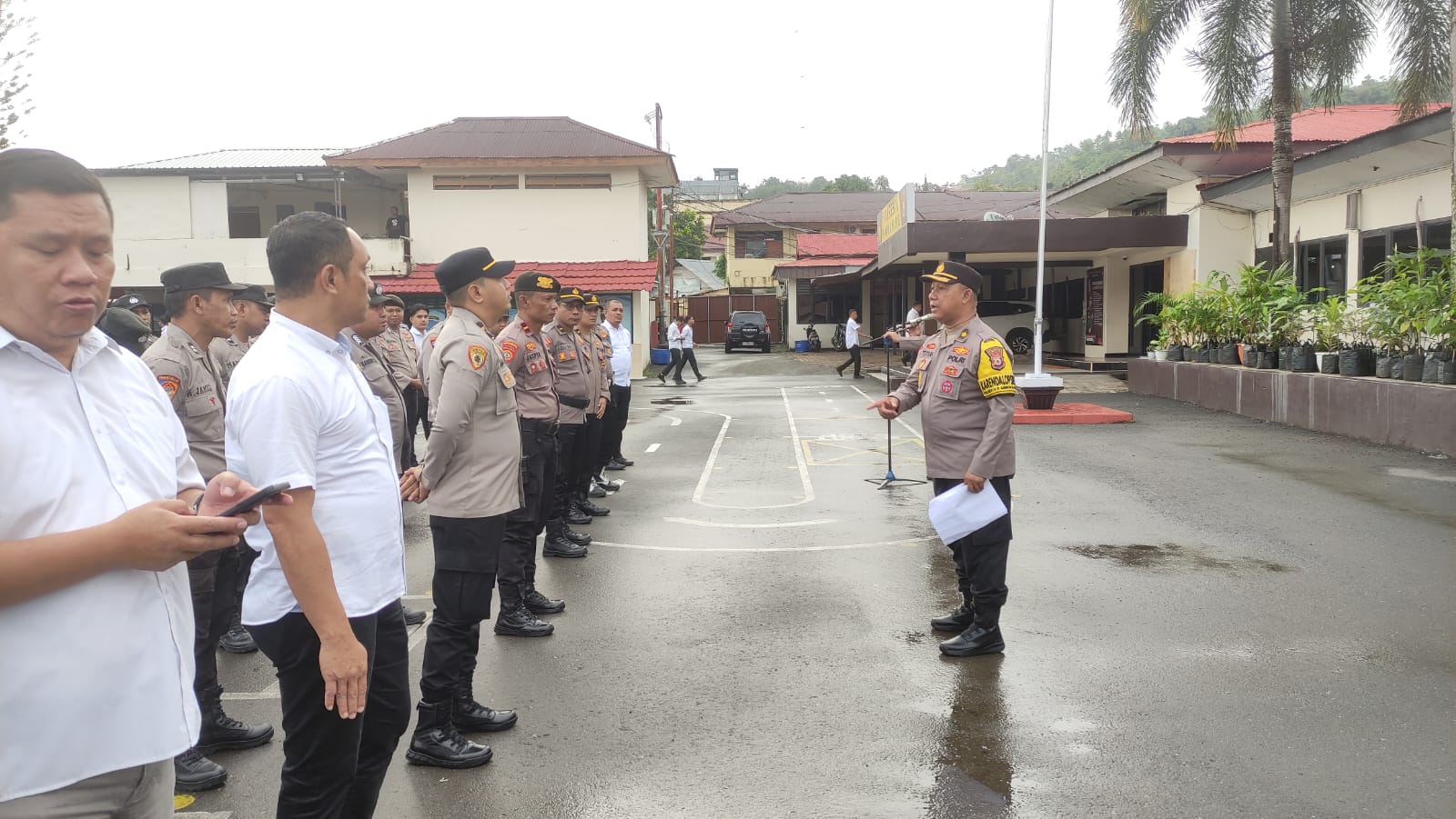 Polresta Ambon turunkan 150 personil Amankan Pelantikan DPRD Kota Ambon