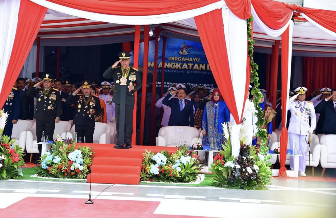 Kapolri Hadiri HUT ke-79 TNI AL