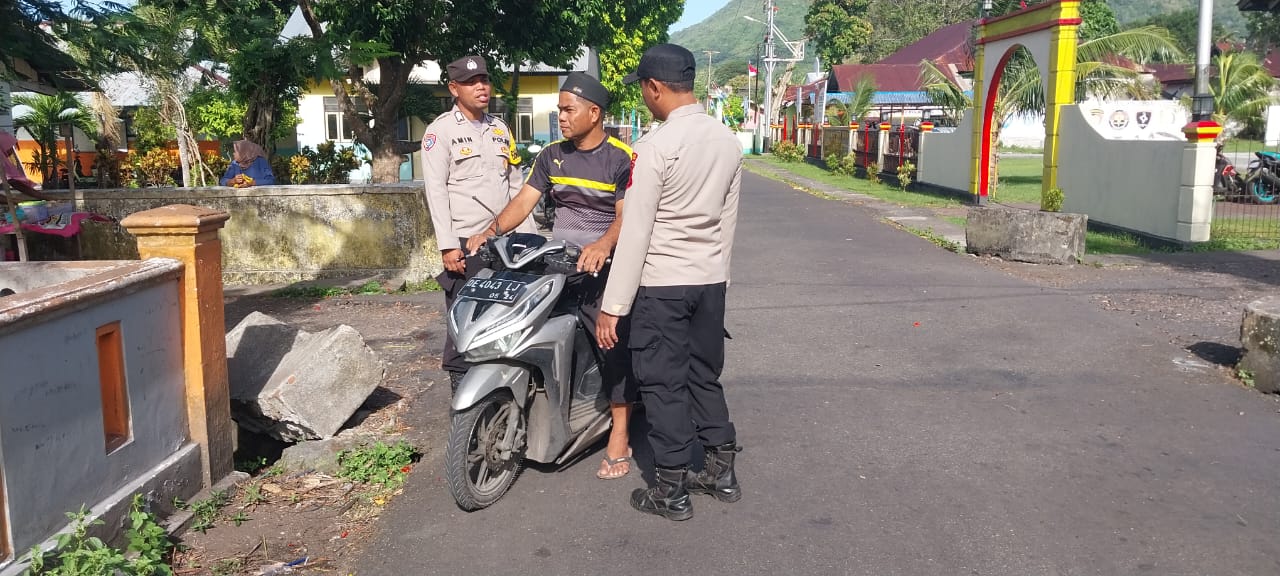 Kembali Personil Poslek Banda Laksanakan Patroli Kamtibmas