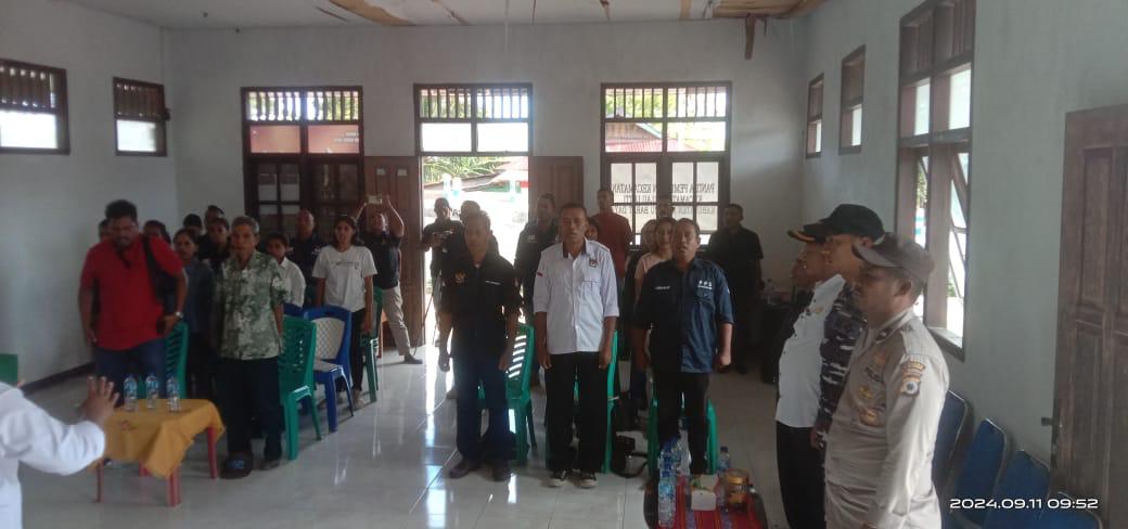 Polsek Serwaru Amankan Rapat Pleno Terbuka Tingkat Kecamatan Pulau Letti