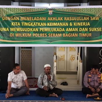 Polres SBT Gelar Peringatan Maulid Nabi Muhammad SAW 1446 H