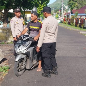 Kembali Personil Poslek Banda Laksanakan Patroli Kamtibmas