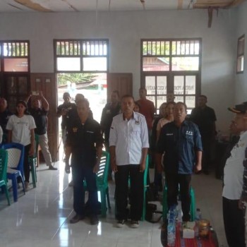 Polsek Serwaru Amankan Rapat Pleno Terbuka Tingkat Kecamatan Pulau Letti