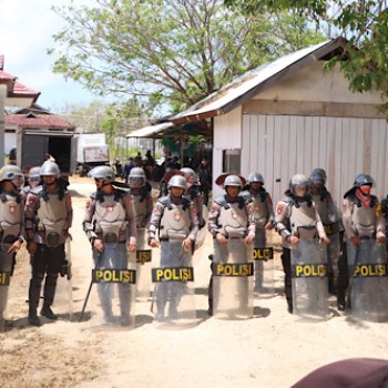 Polres Kepulauan Tanimbar perketat pengamanan unras di Bawaslu dan KPU