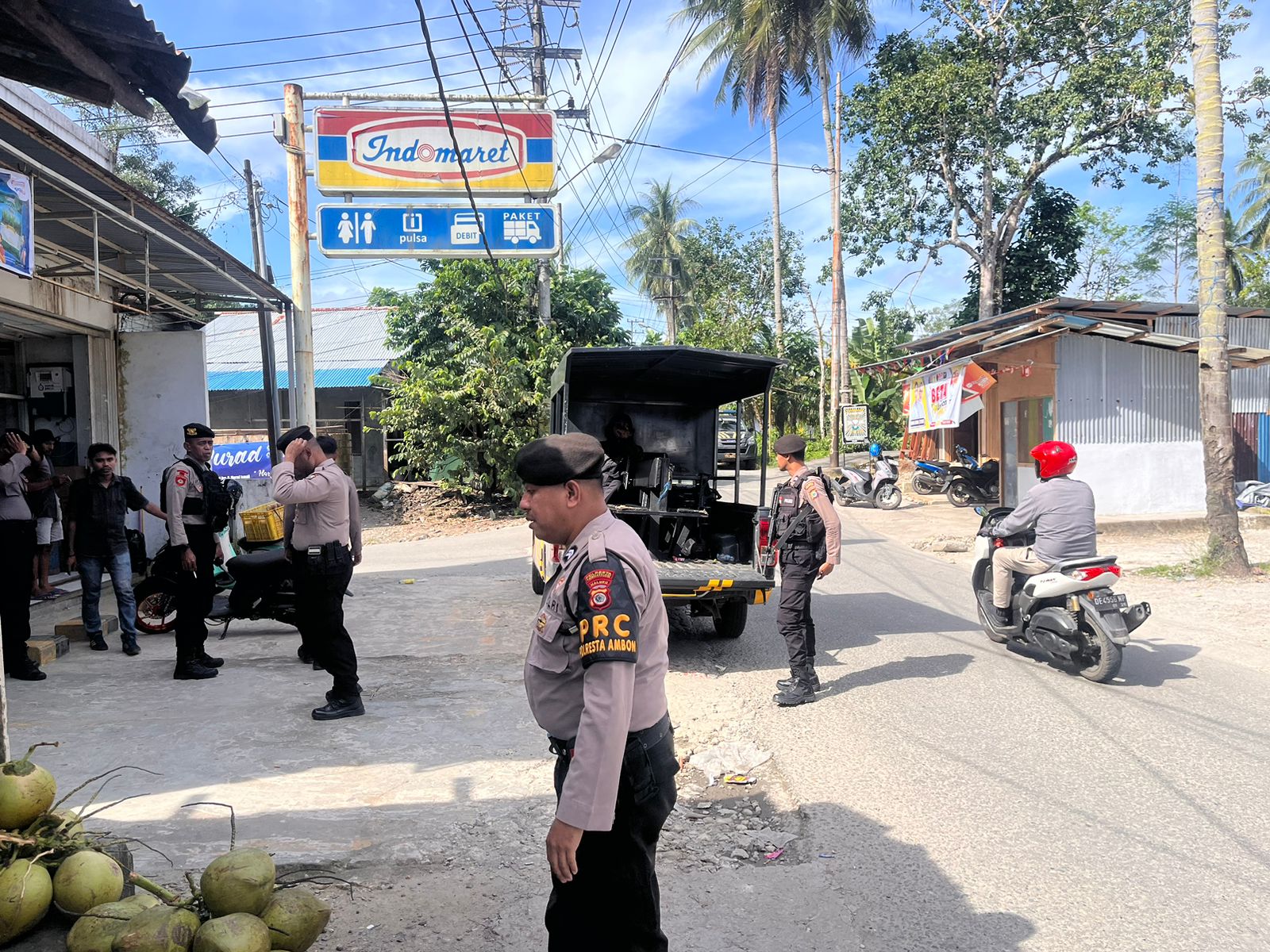 Sat Samapta Polresta Ambon Tingkatkan Patroli di Lokasi Rawan Tawuran