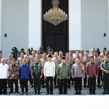 Arahan di IKN, Presiden Minta TNI-Polri Tetap Jaga Sinergitas & Kondusifitas Bangsa