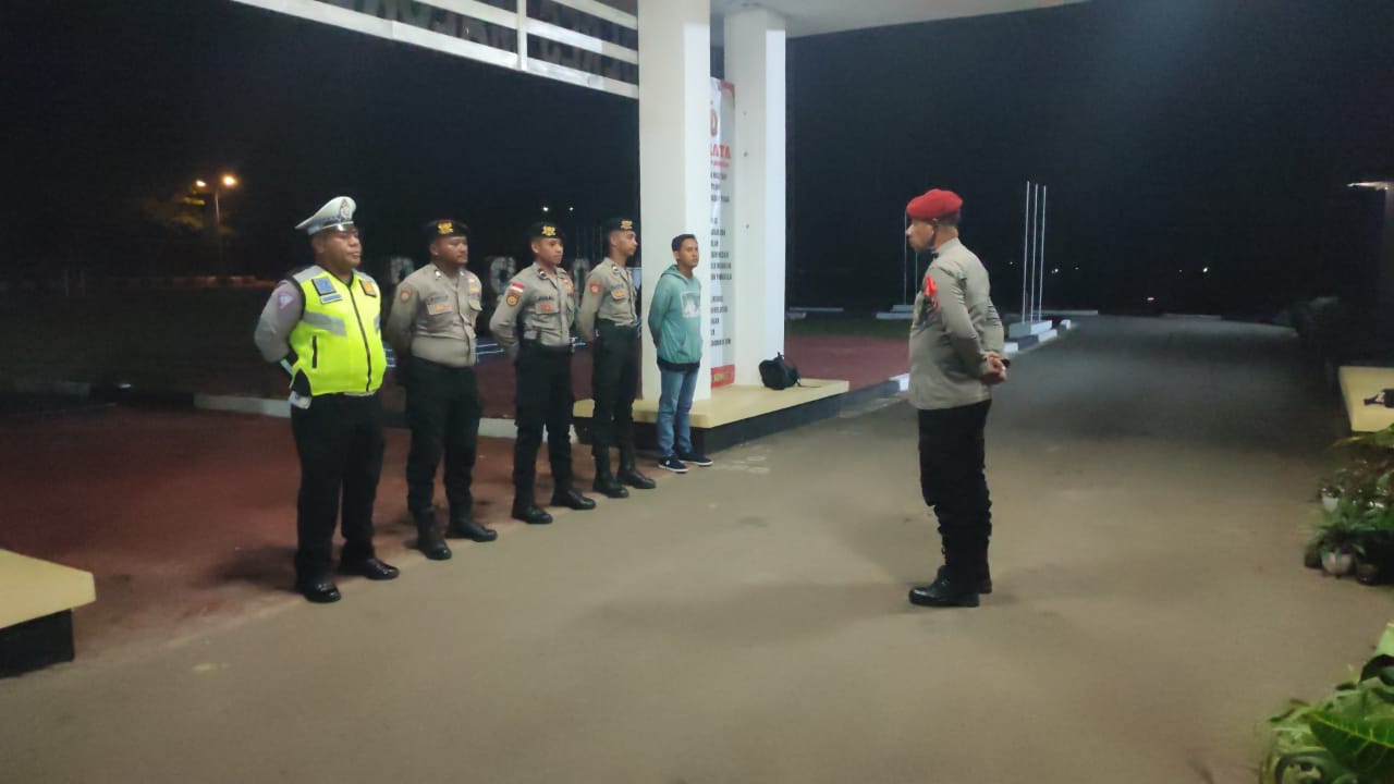 Polres MBD Patroli KRYD Guna Kondusifkan Kamtibmas Pasca Operasi Mantap Praja Salawaku 2024