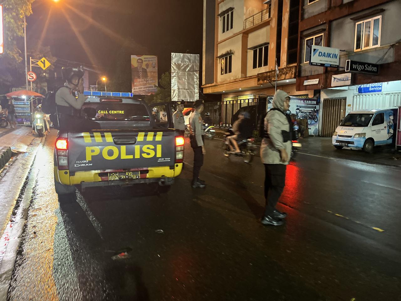 Cegah Gangguan Kamtibmas, Sat Samapta Polresta Ambon Intensifkan Patroli Malam Hari