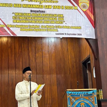 Peringatan Maulid Nabi Muhammad SAW 1445 H / 2024 M, digelar Polres Kepulauan Tanimbar