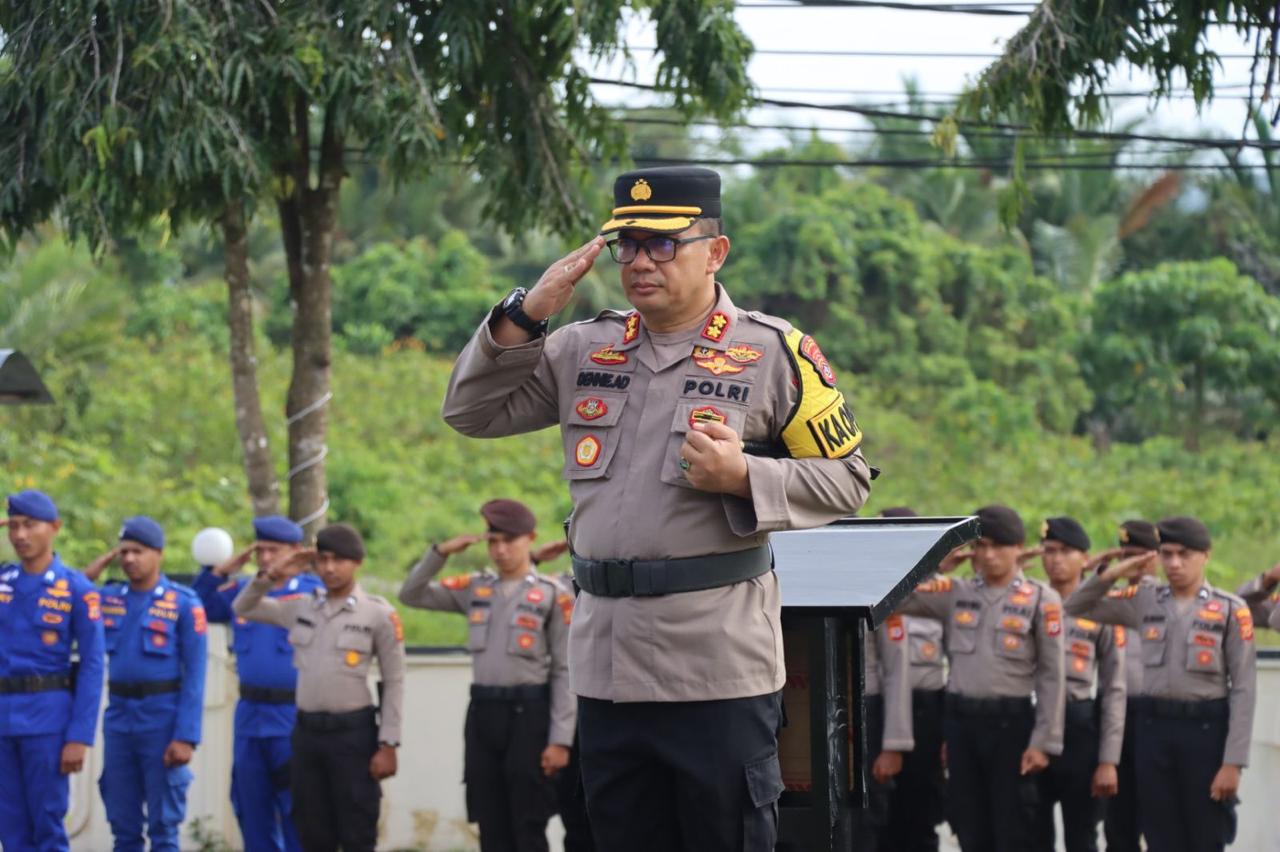 Polres Seram Bagian Barat Gelar Upacara Hari Kesadaran Nasional, Semangat Nasionalisme Dan Kebangsaan Menuju Pilkada Damai 2024