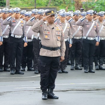 Polresta P. Ambon & P. P. Lease Gelar Upacara Hari Kesadaran Nasional