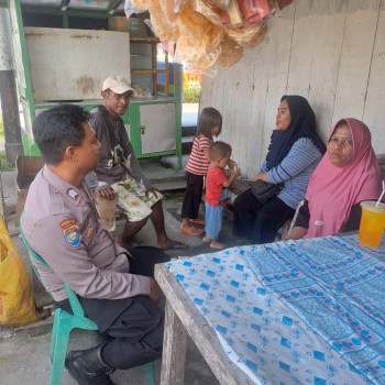 Kembali Sat Binmas Polres Mapteng Gelar Cooling System Sambangi Warga