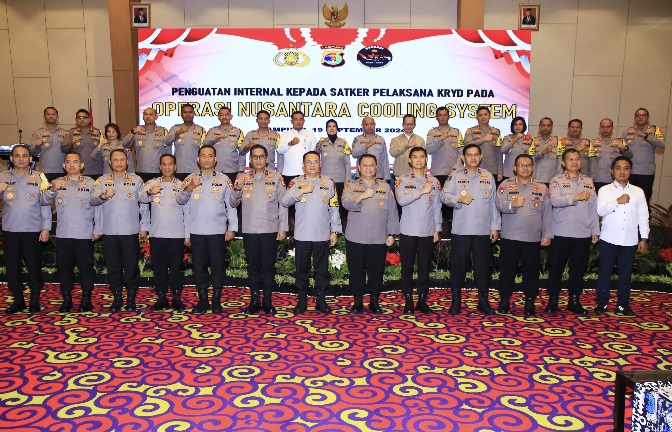 NCS Polri Minta Polda Lampung Optimalkan Coolling System Jelang Pilkada