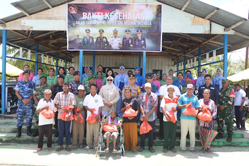 Kapolres Kepulauan Tanimbar hadiri Bakes dan Baksos dalam rangka HUT TNI ke-79