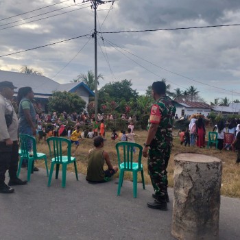 Bhabinkamtibmas dan Babinsa Bersinergi Melaksanakan Pengamanan Seni Budaya Reog