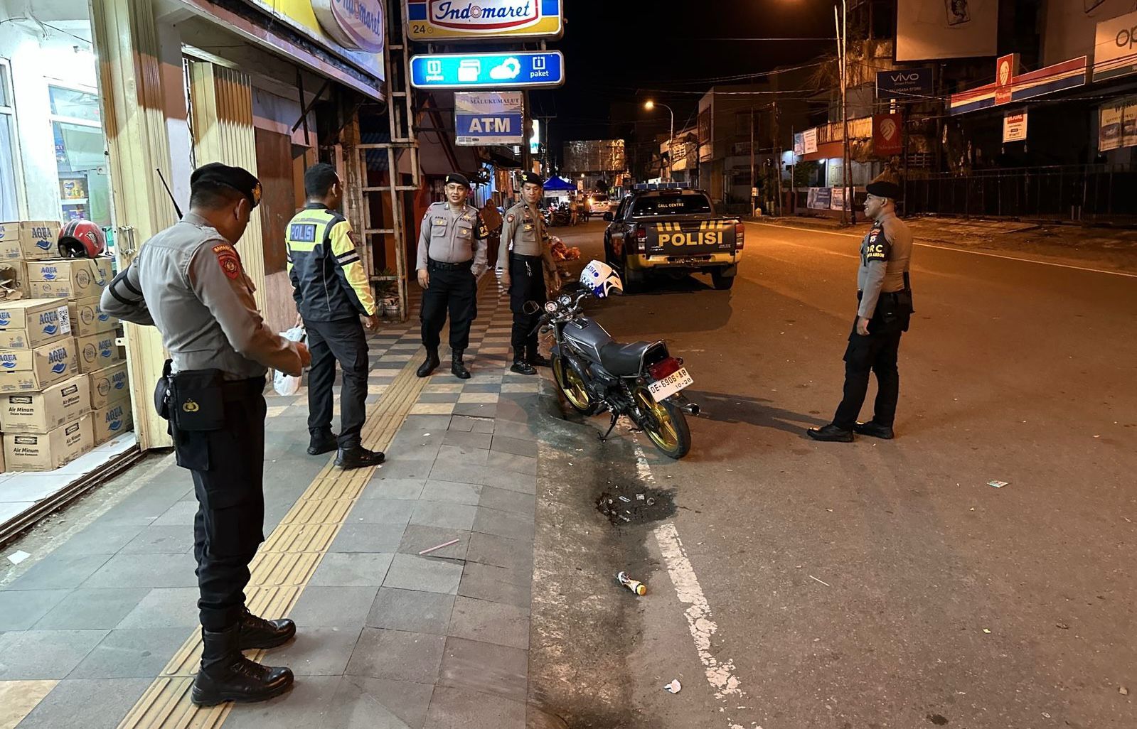 Cegah Gangguan Kamtibmas di Malam Hari, Polresta Ambon Tingkatkan Patroli Dialogis