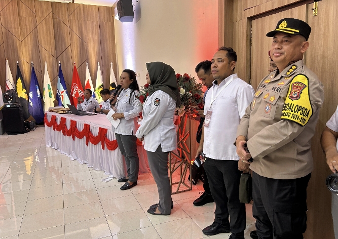 Polda Maluku Amankan Tahapan Pengundian Nomor Urut Paslon Gubernur-Wakil Gubernur