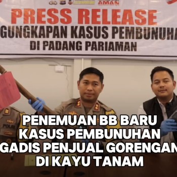 Cangkul dan Celana Barang Bukti Baru Kepolisian untuk Memperdalam Proses Penyidikan