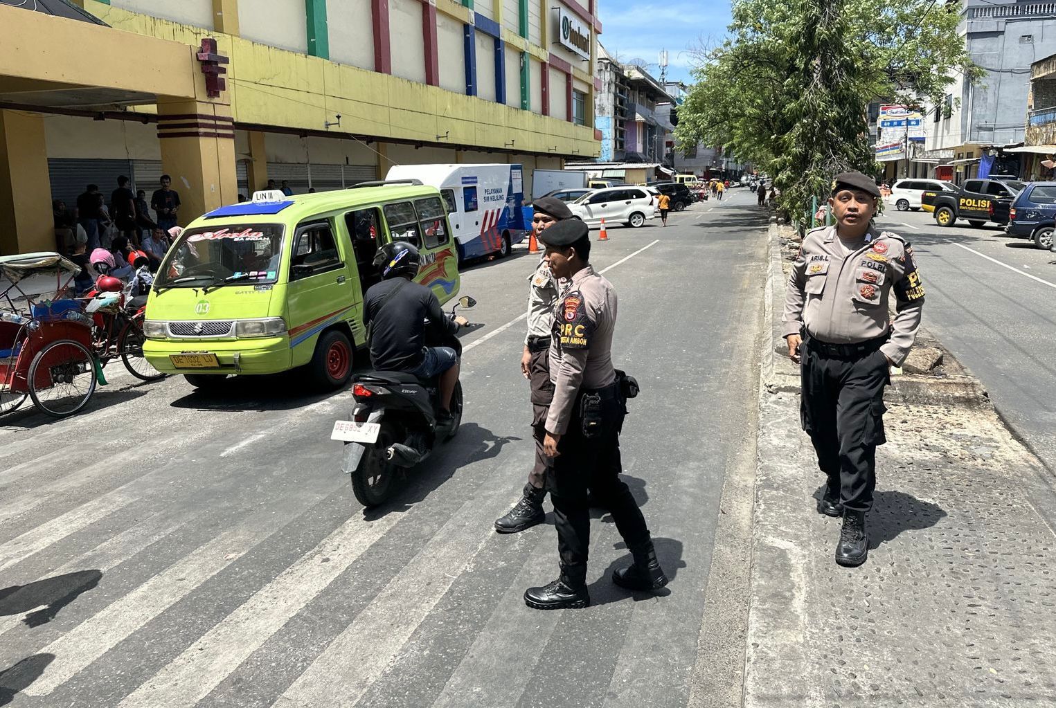 Sat Samapta Polresta Ambon Intensifkan Patroli Dialogis untuk Cegah Gangguan Kamtibmas