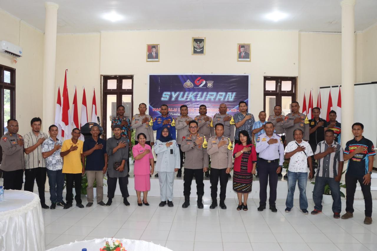 Polres SBB Gelar Syukuran HUT Lantas ke-69