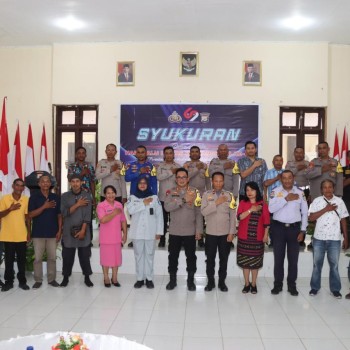 Polres SBB Gelar Syukuran HUT Lantas ke-69