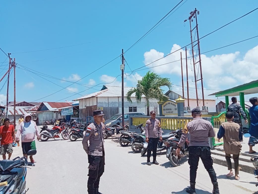 Berikan rasa aman, Polsek Tanut tingkatkan Patroli dan amankan Sholat Jumat