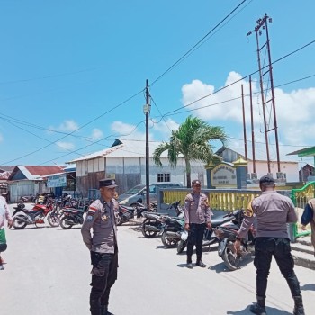 Berikan rasa aman, Polsek Tanut tingkatkan Patroli dan amankan Sholat Jumat