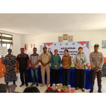 Personel Polsek Wetar Hadiri Kegiatan Sosialisasi Stunting Oleh Tim PKK Kabupaten Maluku Barat Daya