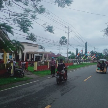 Pastikan Keamanan Di Tempat Ibadah, Polsek Kairatu Tingkatkan Patroli Dan PAM