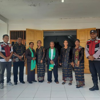 Melalui Program Minggu Kasih Polsek Wetar Beikan Pengamanan Guna Makmurkan Tempat Ibadah