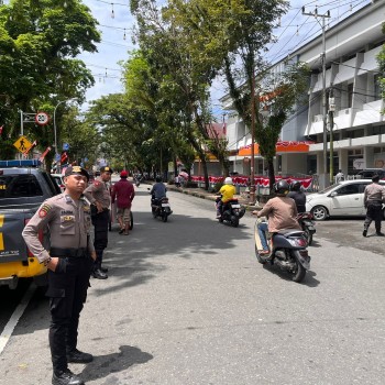 Sat Samapta Polresta Ambon Gelar Patroli Siang untuk Cegah Tawuran Antar Pelajar dan Gangguan Kamtibmas