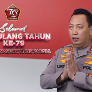 HUT TNI, Kapolri: Kami Bersinergi di Laut dan Bumi Nusantara