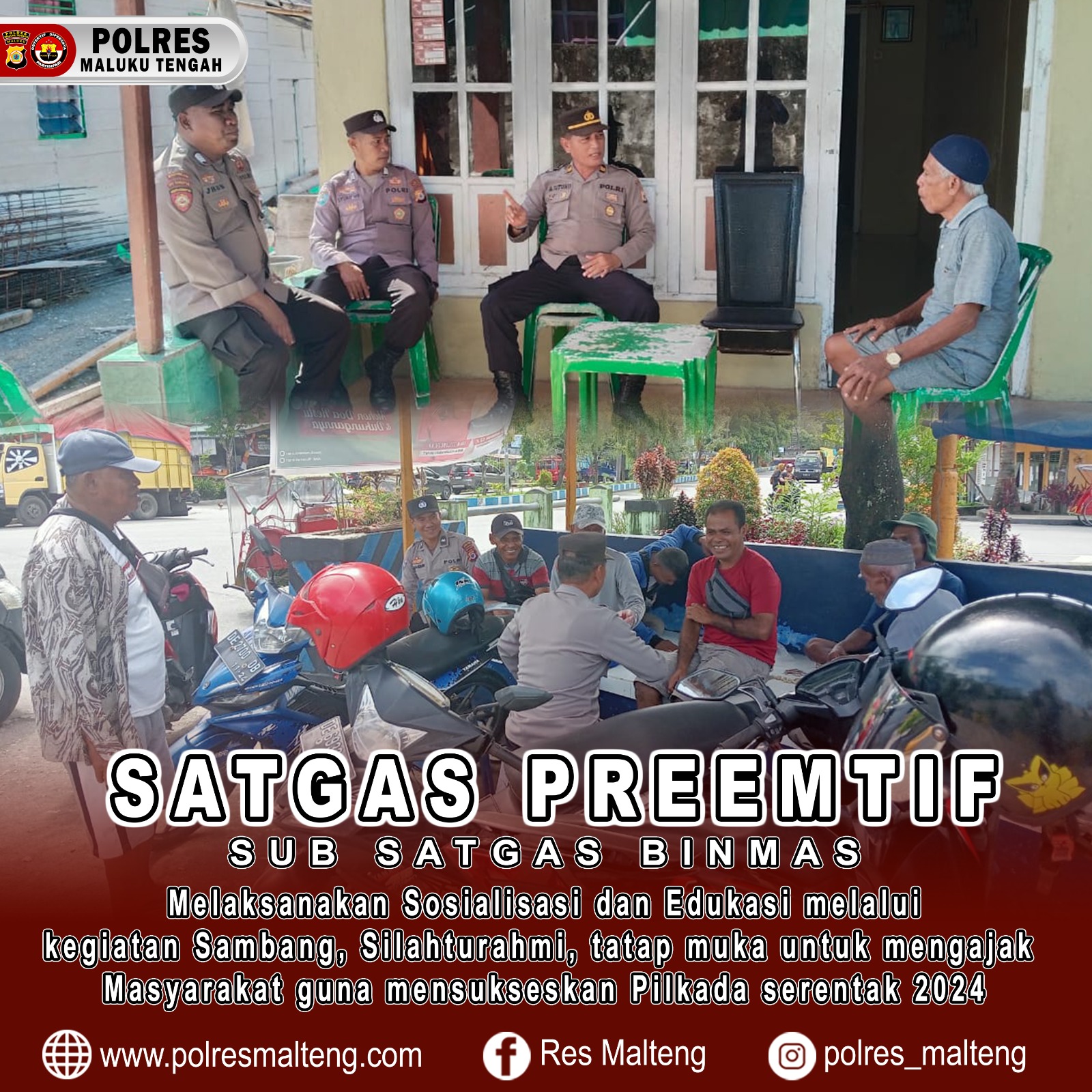 Kembali Satgas Preemtif Subsatgas Binmas Gelar Sambang